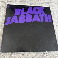 BLACK SABBATH Master Of Reality WARNER BROS LP embossed cover with poster !, usado comprar usado  Enviando para Brazil