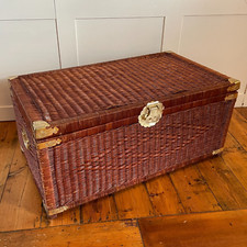 Oriental rectangle basket for sale  FAREHAM