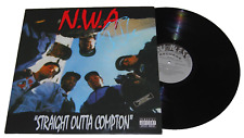 Disco de Vinil ICE CUBE Assinado (STRAIGHT OUTTA COMPTON) NWA LP BECKETT BN71221 comprar usado  Enviando para Brazil