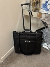 Montblanc black leather for sale  MANCHESTER