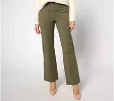 Calça cargo feminina com controle boot-cut pequena Martini Olive A630148 comprar usado  Enviando para Brazil
