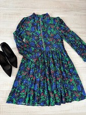 Sukienka Tara Jarmon 100% wiskoza w kwiaty z długim rękawem rozmiar L/XL na sprzedaż  PL