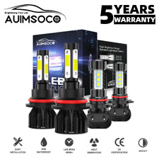 Usado, Faróis Chrysler Neon 6000K LED 9007 2001-2002 + kit de lâmpadas de neblina 9145 comprar usado  Enviando para Brazil