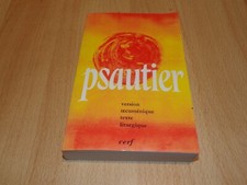 Livre psautier version d'occasion  Ciry-le-Noble