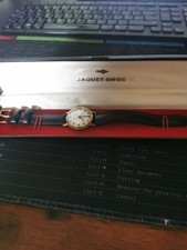 Jaquet droz swiss for sale  PETERHEAD