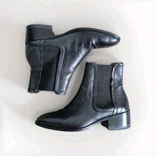 Whistles black leather for sale  HASTINGS