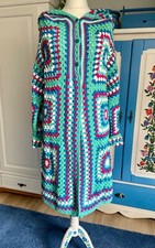Handgehäkelter boho mantel gebraucht kaufen  Essen