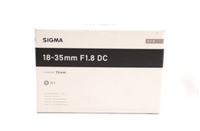 Lente de arte Sigma 18-35mm f/1.8 DC HSM para câmeras Nikon DSLR, usado comprar usado Lente de arte Sigma 18-35mm f/1.8 DC HSM para câmeras Nikon DSLR, usado comprar usado  Enviando para Brazil