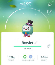 Pokémon shiny rowlet d'occasion  Expédié en Belgium