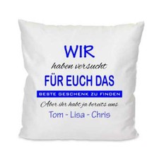 Personalisiertes kissen wunsch gebraucht kaufen  Gröbzig