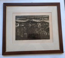 Valerio pisano puntasecca usato  Selargius