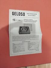 Geloso 305 giradischi usato  Torino