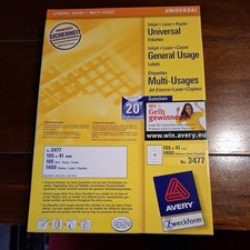 Avery zweckform 105x41mm gebraucht kaufen Avery zweckform 105x41mm gebraucht kaufen  Wangerland