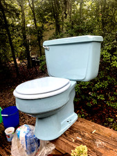 blue toilet for sale blue toilet for sale Sag Harbor