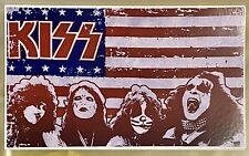 Pegatina de vinilo KISS AMERICAN FLAG 5” X 3” segunda mano  Embacar hacia Mexico