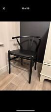 Black wishbone chair for sale  SOWERBY BRIDGE