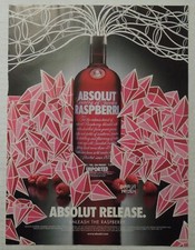 2004 ABSOLUT RASPBERRI Vodka Magazine Ad - Unleash The Raspberry. comprar usado  Enviando para Brazil