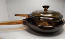Frigideira antiaderente Corning Vision 7 com tampa e panela de 7 litros feita na França. comprar usado  Enviando para Brazil