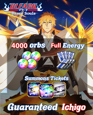 Bleach Brave Souls BBS Starter 4000-5000 Orbs Ichigo 10º Aniversário e mais comprar usado  Enviando para Brazil