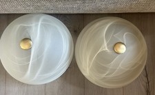 Retro pair alabaster for sale  SWAFFHAM