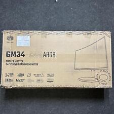 Monitor para jogos Cooler Master GM34-CWQA 34” ARGB curvo 144Hz (SEM MONTAGEM OU SUPORTE) comprar usado  Enviando para Brazil
