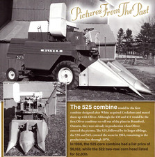 Oliver 525 combine for sale  Lascassas