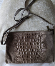 Borse pelle taupe for sale  UK