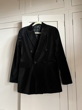 Zara black velvet for sale  LONDON