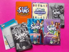 THE SIMS 2 - PC CD-ROM MANUAL DO JOGO / MANUAIS x 6 - TUDO COMO NOVO comprar usado  Enviando para Brazil