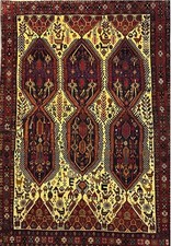Tapete de lã Sirjan 5'10 x 4'2 – Tapete de área tribal semi-antigo com nós à mão para quarto comprar usado  Enviando para Brazil