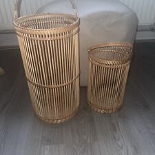 Bamboo lanterns 2 for sale  WEST BROMWICH