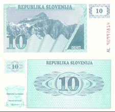 1990 slovenia banconota usato  Rimini
