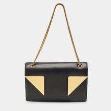 Saint Laurent czarna/złota skórzana torba na ramię średnia Betty, używany na sprzedaż  Wysyłka do Poland