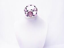Purple acrylic round for sale  Fairburn
