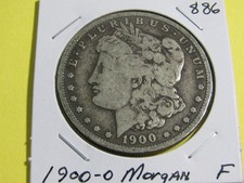 1900-O $1 dólar de prata Morgan #886 - F comprar usado  Enviando para Brazil