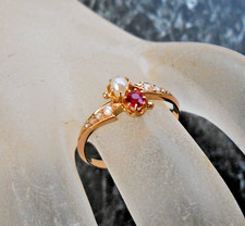 Bague ancienne rose d'occasion  Naucelle