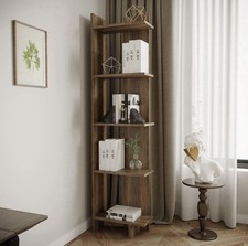 Walnut wooden bookcase for sale  PETERLEE