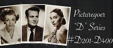 Picturegoer series 1950s for sale  PETERSFIELD