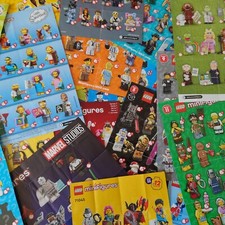 Lego minifigure checklists for sale  EDINBURGH