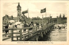 Ak Sopot Gdańsk Sopot Danzig, Dom uzdrowiskowy, Ciepła kąpiel, Most - 10983535 na sprzedaż  Wysyłka do Poland