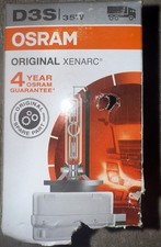 Lâmpada de farol original do fabricante Osram D3S 35w original Xenarc 66340 nova na caixa danificada comprar usado  Enviando para Brazil