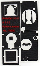 Rolleiflex 3.5C / 3.5E capa de pele de substituição pré-cortada autoadesiva! comprar usado  Enviando para Brazil