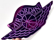Placa promocional Jordan Wings corte a laser acrílica espelhada comprar usado  Enviando para Brazil