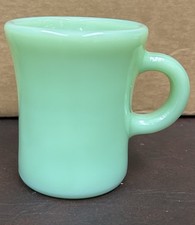 Caneca de café pesada vintage Fire King Jadeite Oven Ware C com cabo 3 X 3 1/2 comprar usado  Enviando para Brazil