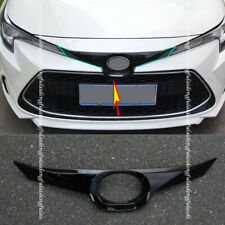 Decoração de acabamento de tampa de grade frontal preta brilhante para Toyota Corolla 2019-2023 comprar usado  Enviando para Brazil