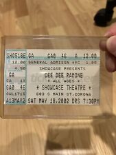 Ingresso Dee Dee Ramone 18 de maio de 2002 (passou em 5 de junho de 2002-4º último show Ramones comprar usado  Enviando para Brazil