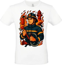 Shirt pompier unisexe d'occasion  Arles
