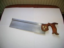 Serra de tenon vintage do século XIX John Cockerill Sheffield 12" com apoio de aço, usado comprar usado  Enviando para Brazil