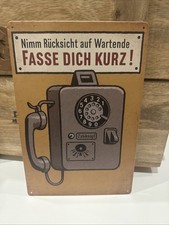 Blechschild ddr telefon gebraucht kaufen  Duisburg