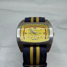 Relógio Masculino Y2K Diesel 5 Bar DZ-2059 – Pulseira de Lona Amarela/Azul, Movimento de Quartzo comprar usado  Enviando para Brazil